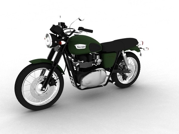 triumph scrambler 900 2012 3d model - Triumph Scrambler 900 2012 by Gonzo_3d